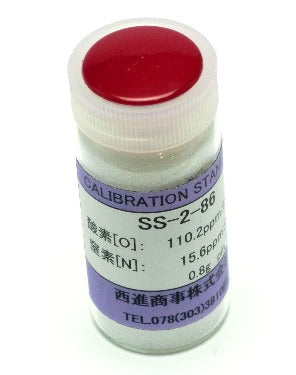 Photo of the CRM standard, 100-120 ppm O, 10-20 ppm N Standards HORIBA (2)